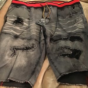 Shorts 42, Black/Gray NWT Born Fly